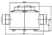 FLUX Flow Meter FMC 250/PP/./A SKETCH