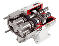 INOXPA HLR Rotary Lobe Pump Cut Away