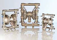 SaniForce Diaphragm Pumps with Wieghted Poolychloroprene Check Balls