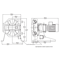 Watson Marlow 840 Hygienic Hose Pump Dimensions