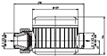 FLUX Flow Meter FMC 100/ETFE/./A Sketch
