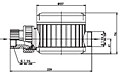 FLUX Flow Meter FMC 100/PP/./F SKETCH
