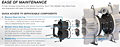 Sandpiper HD20F Non-Metallic Flap Valve Pump Ease of Maintenance