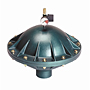 SENTRY 2" 577 cu in Aluminum Pulsation Dampener